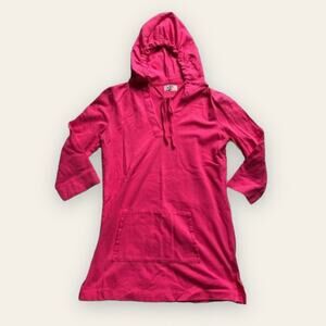 3/$15 🌻 J. Crew Pink V-Neck Athleisure Hoodie Sweatshirt Top